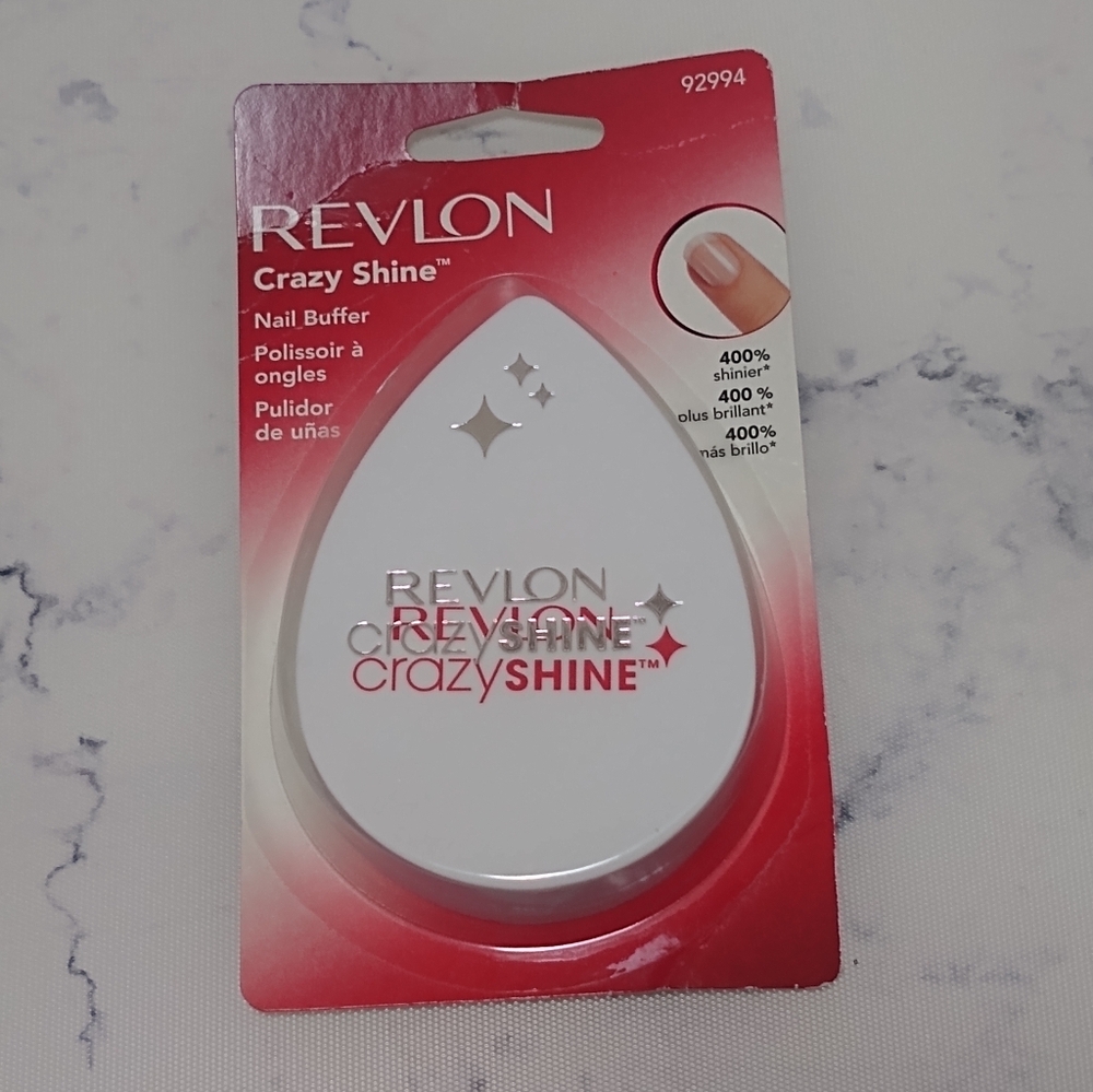 REVLON Crazy Shine NAIL BUFFER NEW SEALED Discontinued